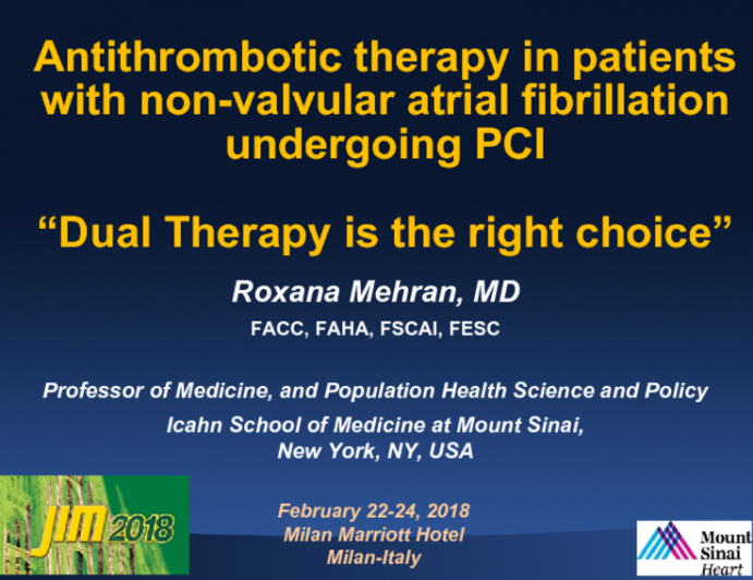 Antithrombotic Therapy In Patients With Non-valvular Atrial ...